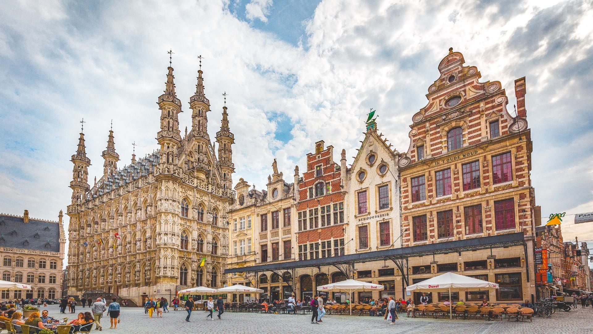 Town Hall & Grote Markt - Grand Place de Louvain - Hotel de ville 